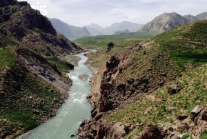 A River Runs Through Iran's Lar Valley.  It presages the soothing presence of the voice of God in the form of “the rush of many waters” (Revelation 1:15).