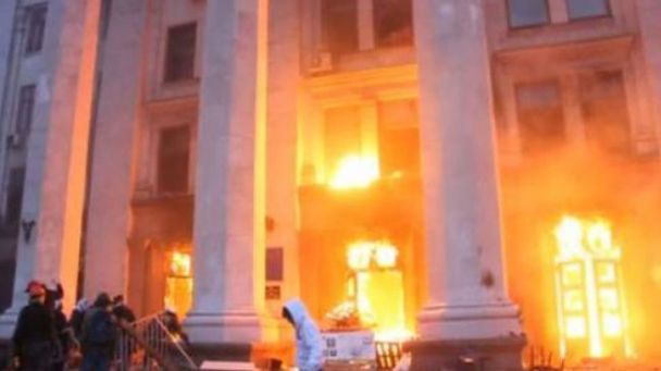 The Odessa Trade Union Fire:  The Work of the Latest American-Installed "Government."